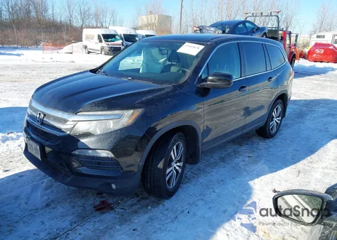 2017 Honda Pilot Ex-L from USA, damaged, VIN 5FNYF6H55HB045324